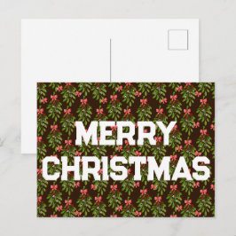 Jul Hollies - vykort för Helgdag