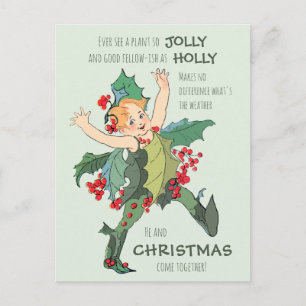 Jul Holly-barnet Elizabeth Gordon CC1076 Vykort