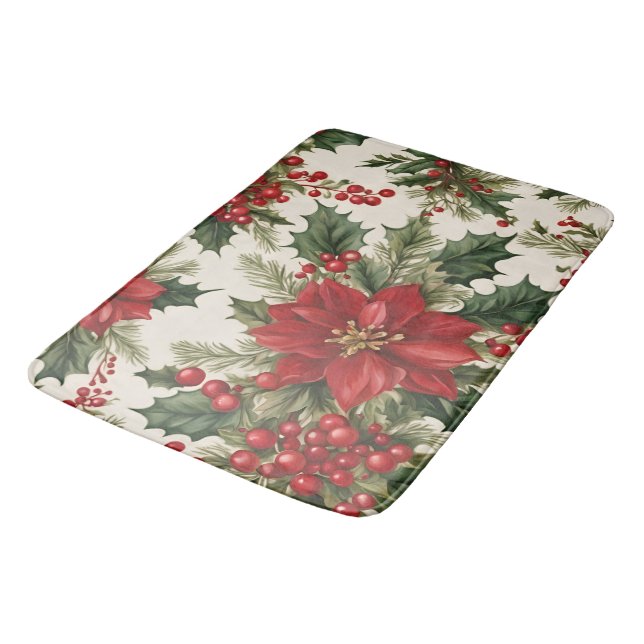 Jul Holly & Berries Bath Mat Badrumsmatta (Vinklad)