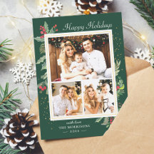 Jul Holly Berries Classic Red Grönt 3 Photo