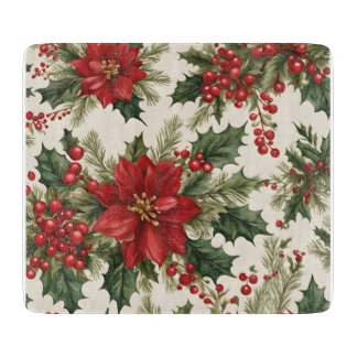 Jul Holly & Berries Clearboard