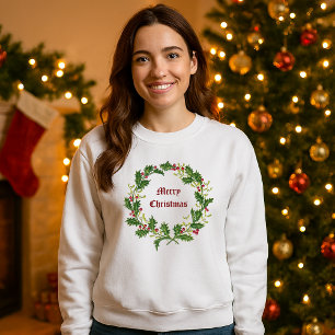 Jul Holly Berries & Mistletoe Wandan T Shirt