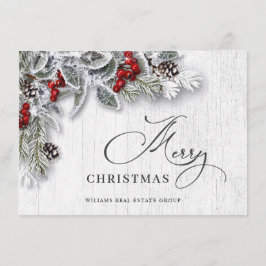 jul Holly Corporate Hälsning Julkort
