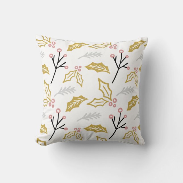 jul Holly Dekorativ kudde (Framsida)