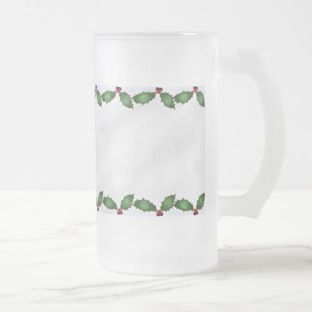 Jul Holly Frosted Mugg (Höger)