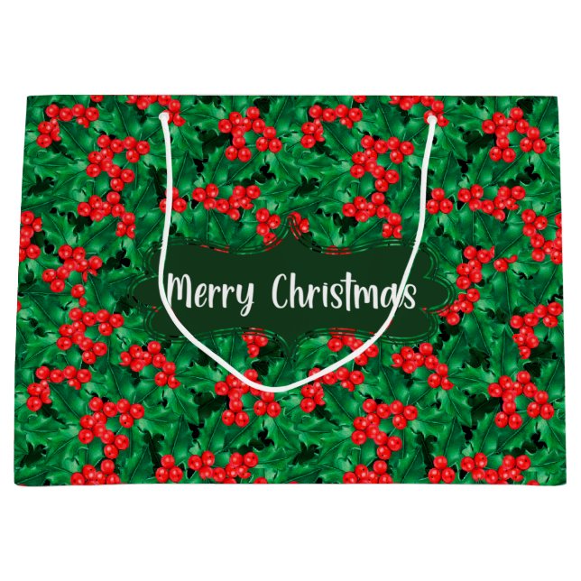 jul Holly Gift Bag (Framsidan)