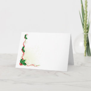 jul Holly Gräns Helgkort