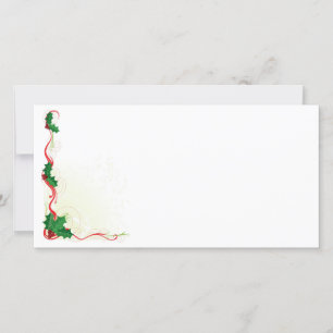 jul Holly Gräns Julkort