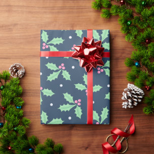jul Holly Ivy Mönster Presentpapper