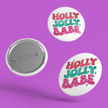 Jul Holly Jolly Babe Modern Glitter-skript