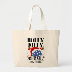 Jul HOLLY JOLLY PICKLEBALLY Jumbo Tygkasse