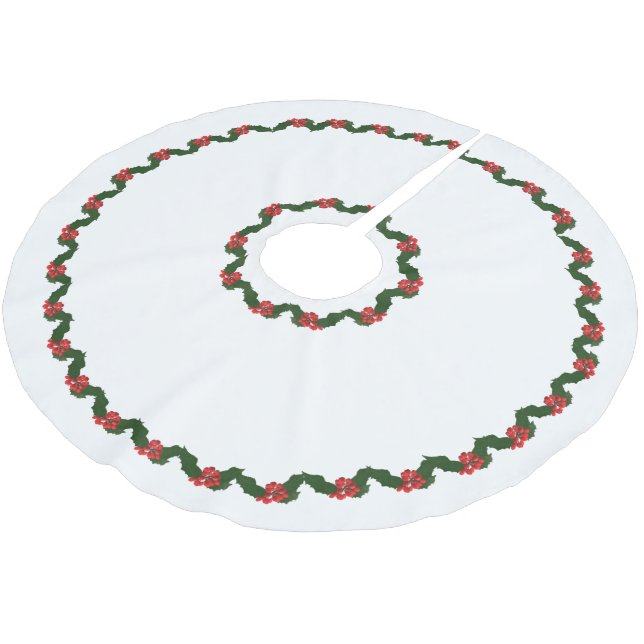 jul Holly Julgransmatta Borstad Polyester (Vinklad)