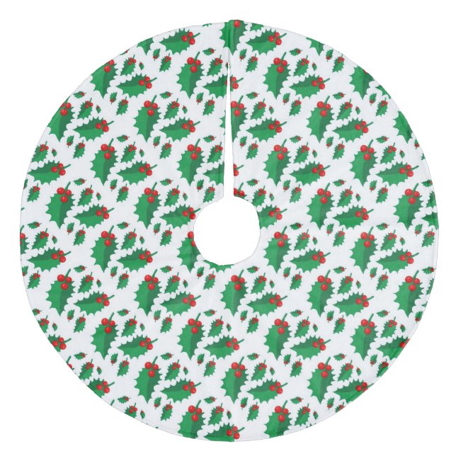jul Holly Julgransmatta Fleece (Framsidan)