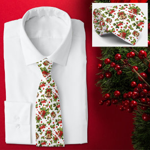 Jul Holly Löv, Berries & Guld Klockor Slips