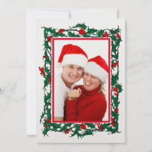 Jul Holly med Berries Gräns Photo