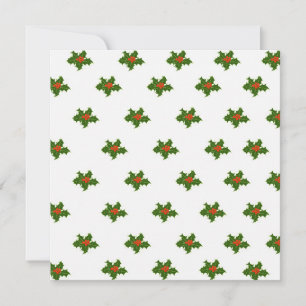 jul Holly Mönster Julkort