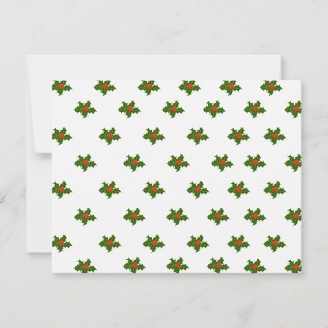 jul Holly Mönster Julkort (Framsida)