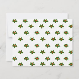 jul Holly Mönster Julkort