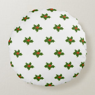 jul Holly Mönster Rund Kudde