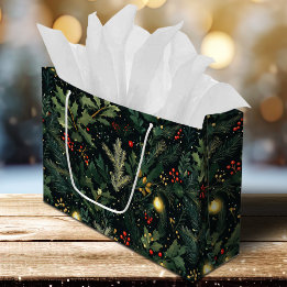 Jul Holly Mörk Winter Helgdag Foliage