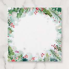 Jul Holly och Ivyft-Märkrn Gåvor Etiketter