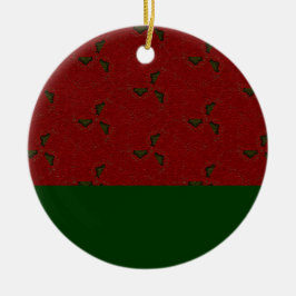 jul Holly Ornament