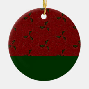 jul Holly Ornament