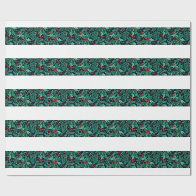 jul Holly Presentpapper (Platt)