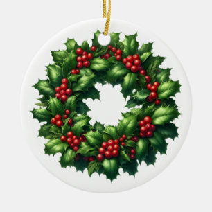 Jul Holly Wandeans Ornament