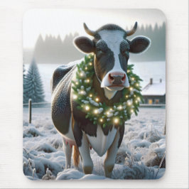 Jul Holstein Cow med andedräkt Musmatta