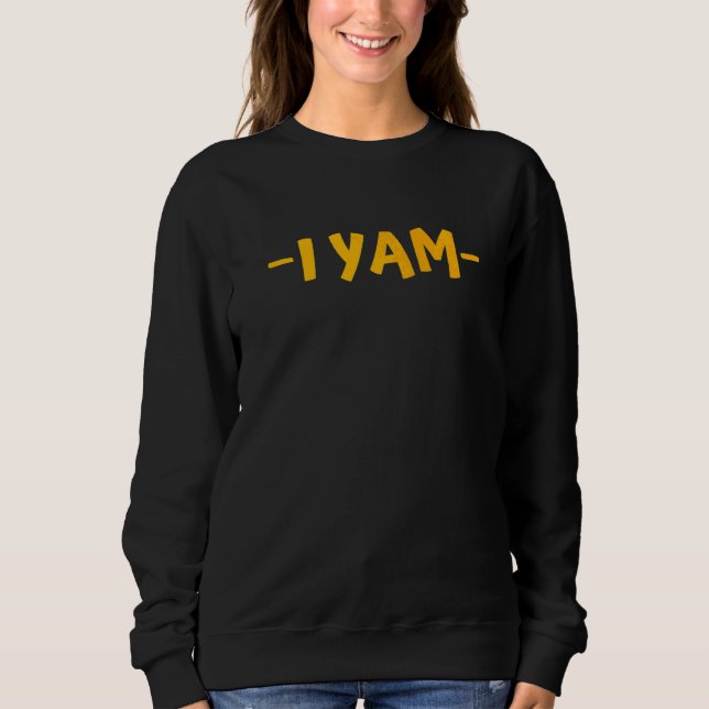 Jul Hon Är Min Söta Potatis Jag Yam Matchande Tha T Shirt (Framsida)