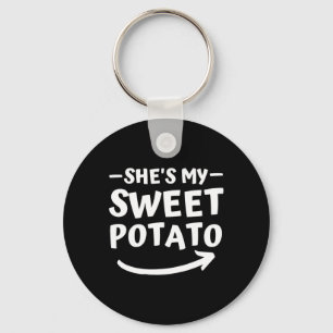 Jul. Hon är min sötpotatis jag Yam Matching Tha Nyckelring