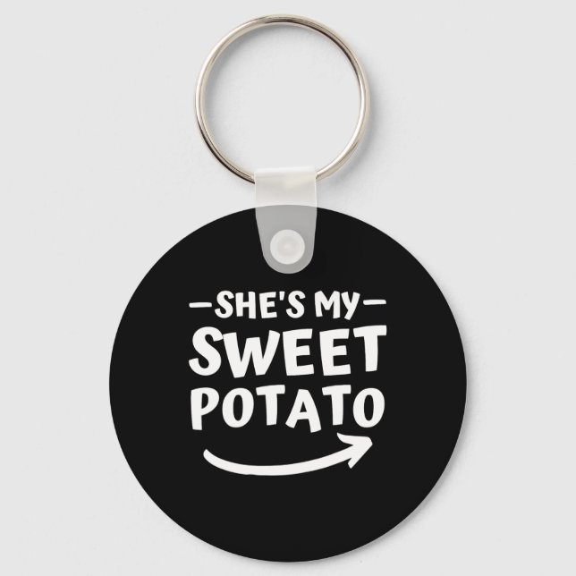 Jul. Hon är min sötpotatis jag Yam Matching Tha Nyckelring (Framsida)