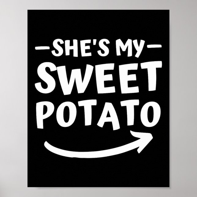 Jul. Hon är min sötpotatis jag Yam Matching Tha Poster (Framsidan)