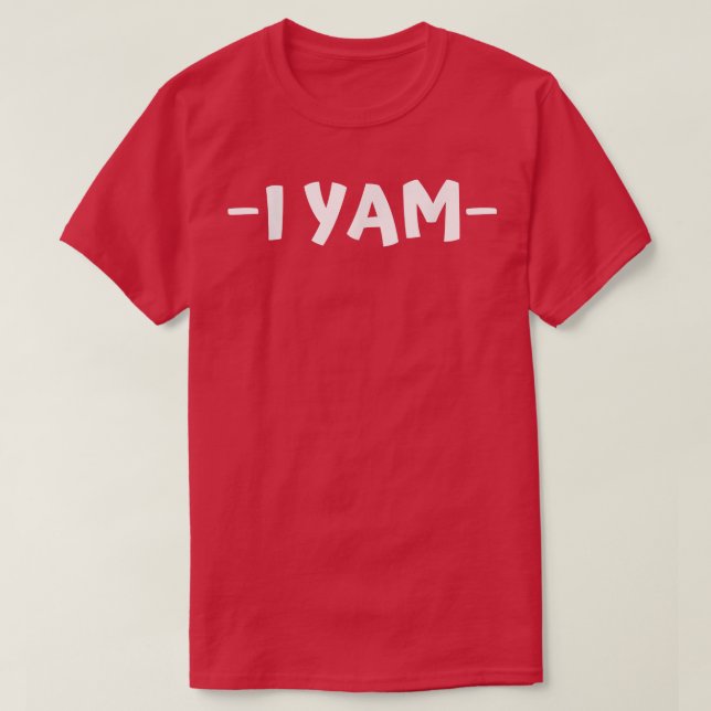 Jul. Hon är min sötpotatis jag Yam Matching Tha T Shirt (Design framsida)