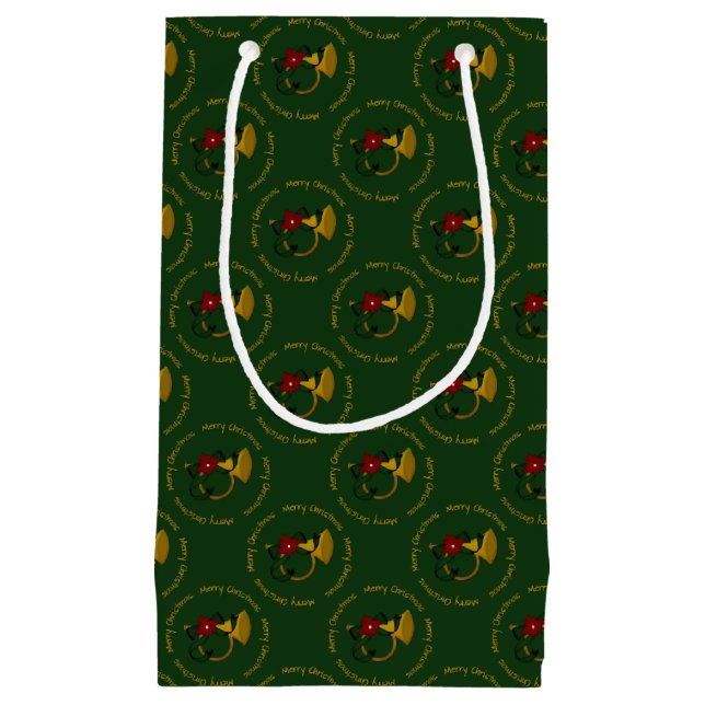 Jul Horn-Grönt-Gift Bag S (Framsidan)