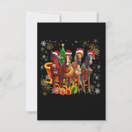 jul Horse Lover Inbjudningar