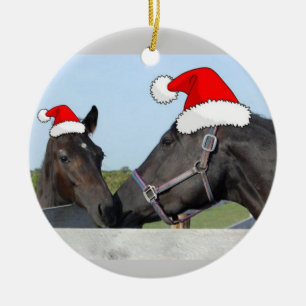 Jul Horse & Pony Julgransprydnad Keramik