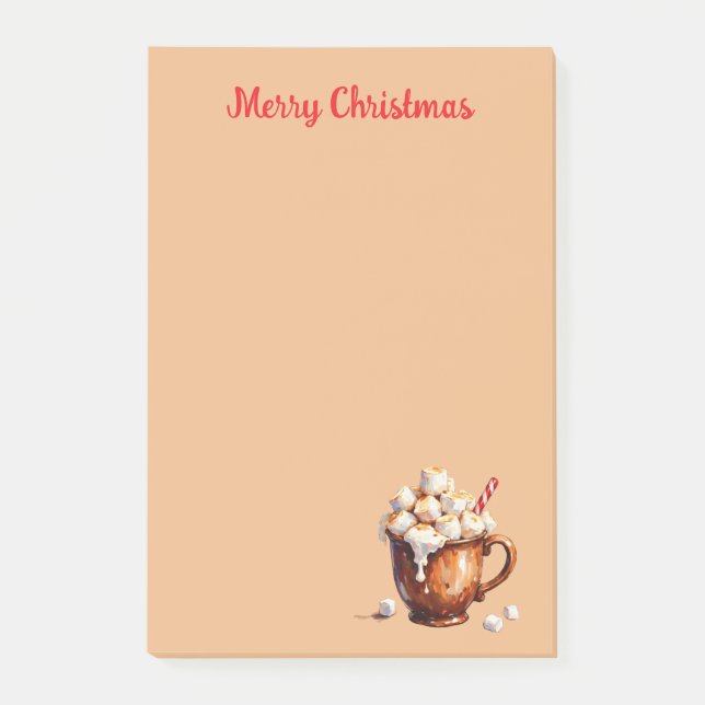 Jul Hot Chocolate Post-It Notes Block (Framsida)