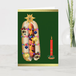 Jul Hotdog Helgkort