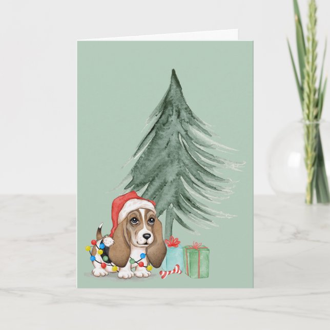 Jul Hound Hund i Ljus Kort (Framsida)