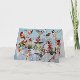 Jul HummingFåglar Helgkort