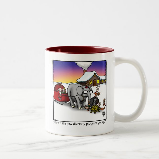 Jul Humor Coffee Mugg Gift (Höger)