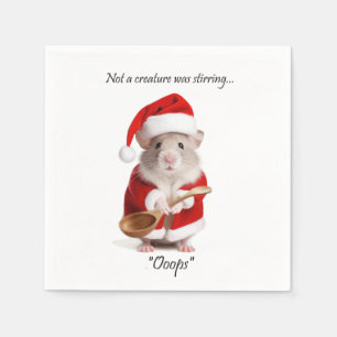 Jul Humor, ingen skapare rörde om Mus Pappersservett