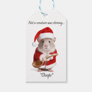 Jul Humor, ingen skapare rörde om Mus Presentetikett