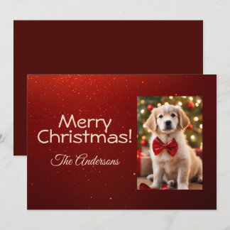 Jul hund 11, God jul, julkort Inbjudningar