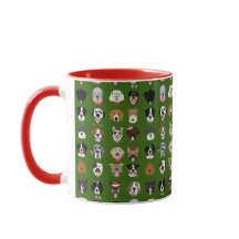 Jul Hund Ansikte Mönster