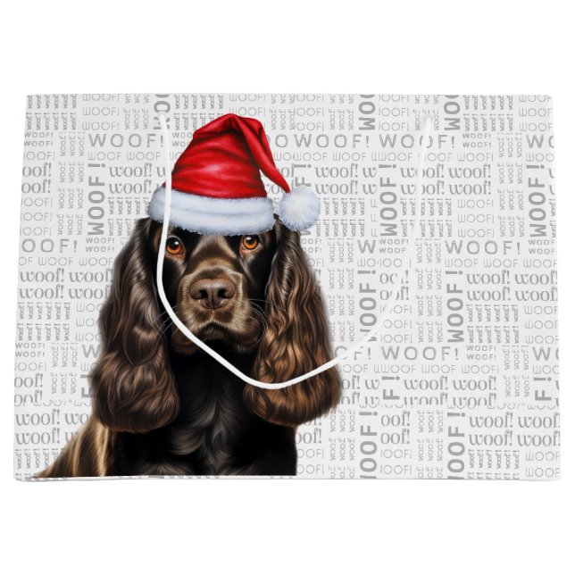 Jul Hund Choklad Cocker Spaniel Högtid (Framsidan)