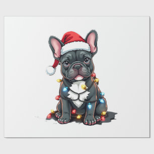 Jul Hund Fransk Bulldog Xmas Fransk 3 Presentpapper
