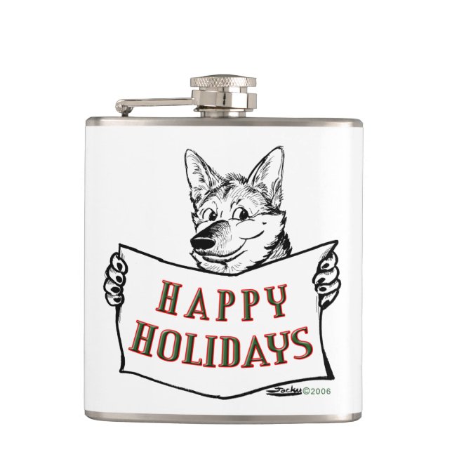 Jul Hund: Glad helg! Fickplunta (Framsidan)
